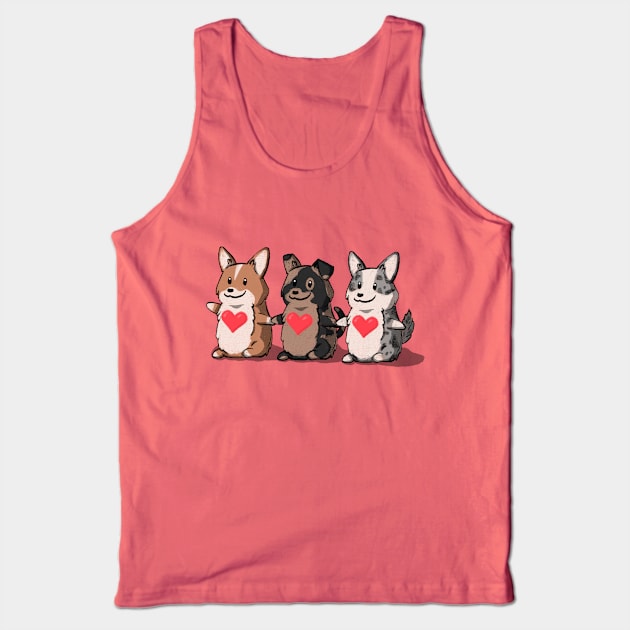 Corgi Love Tank Top by CorinnaSchlachter